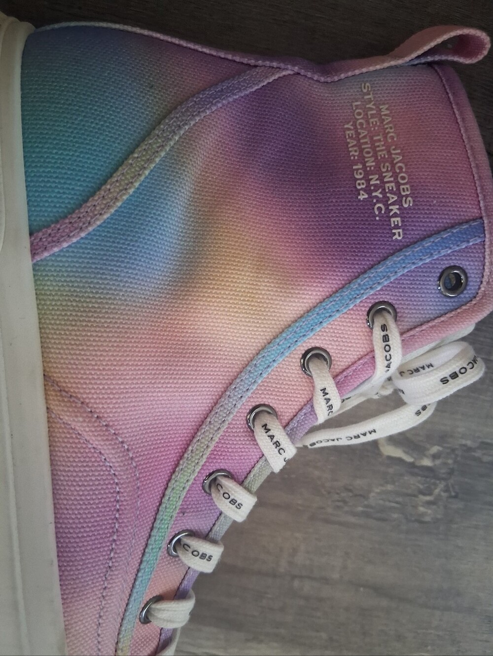 🩷NEW Marc Jacobs Airbrush Canvas Sneakers - Picture 13 of 13